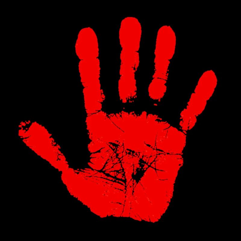 Red Handprint