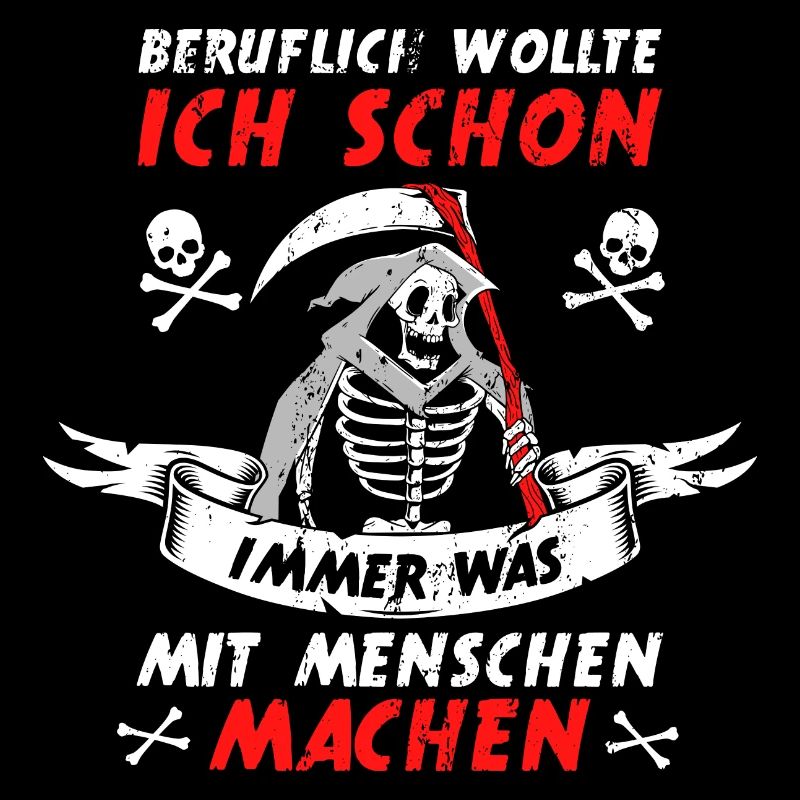 Beruflich Lustiger Sensenmann Spruch Todesengel