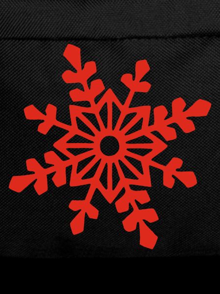 Red snowflake