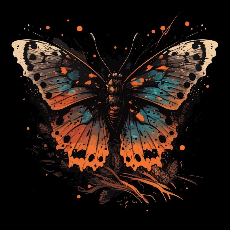 Papillon brun