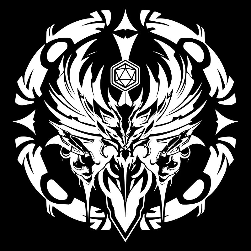 RPG logo spell circle