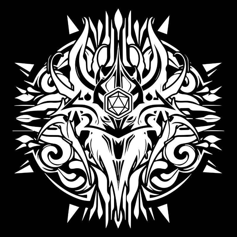 RPG logo spell circle