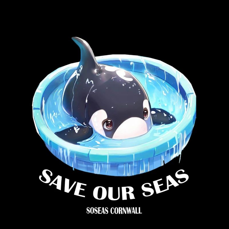 Captive Orca Print
