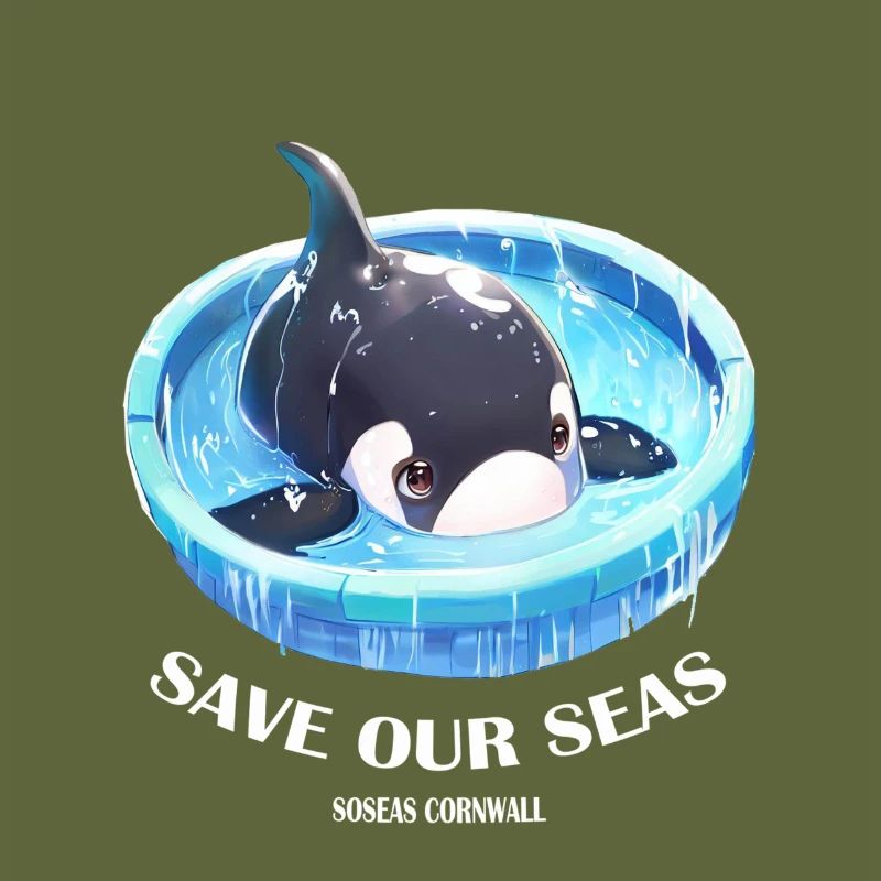 Captive Orca Print