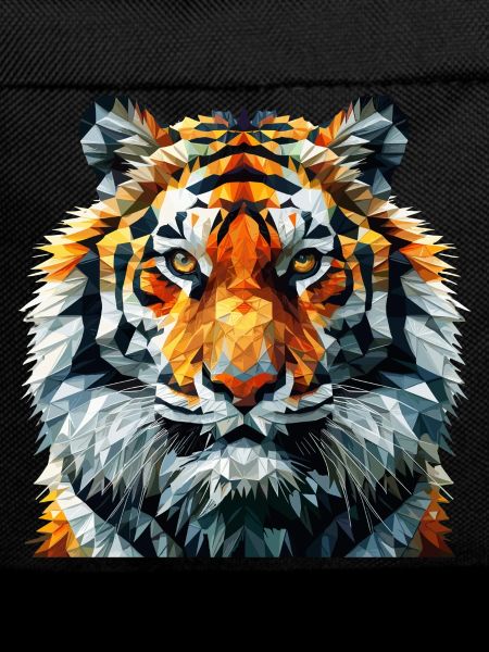 Geometric Lion Head Art Print