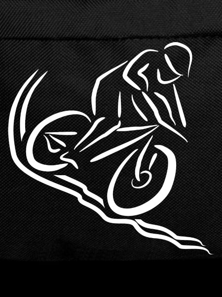 Motif Mountain Biker Downhill Gift