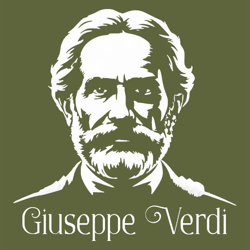 Giuseppe Verdi Compositeur Silhouette Art