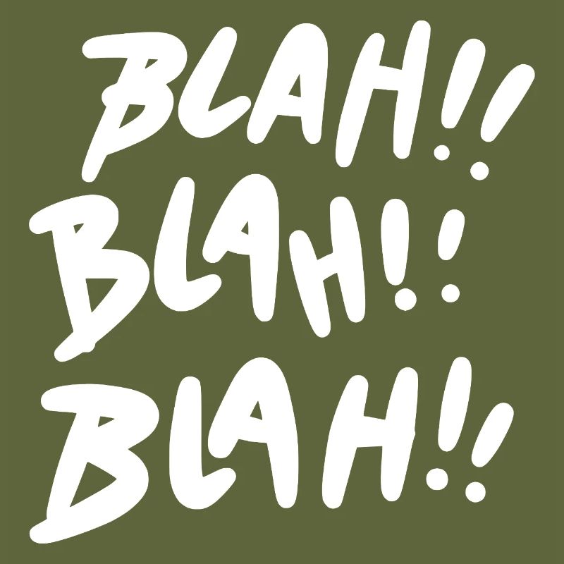 Blah Blah Blah weiß