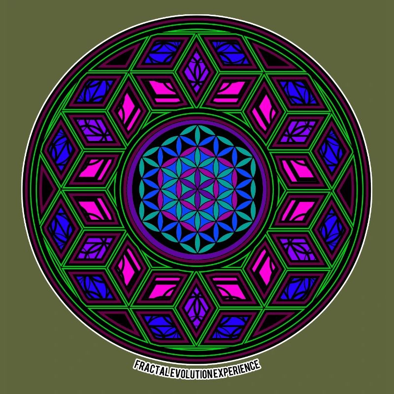 Fractal Evolution Experience Kaleidoscope Mandala