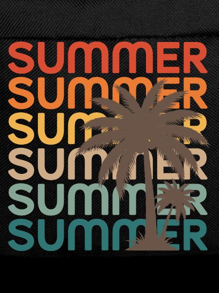 Retro Summer Palm Trees Sunset Vibes