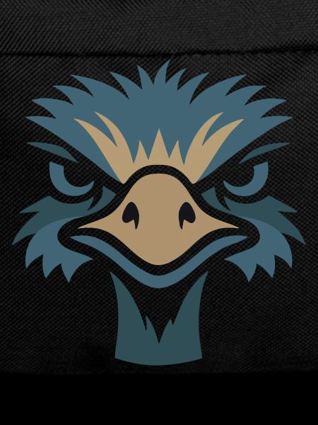 Nandu, Straußenkopf  Emu