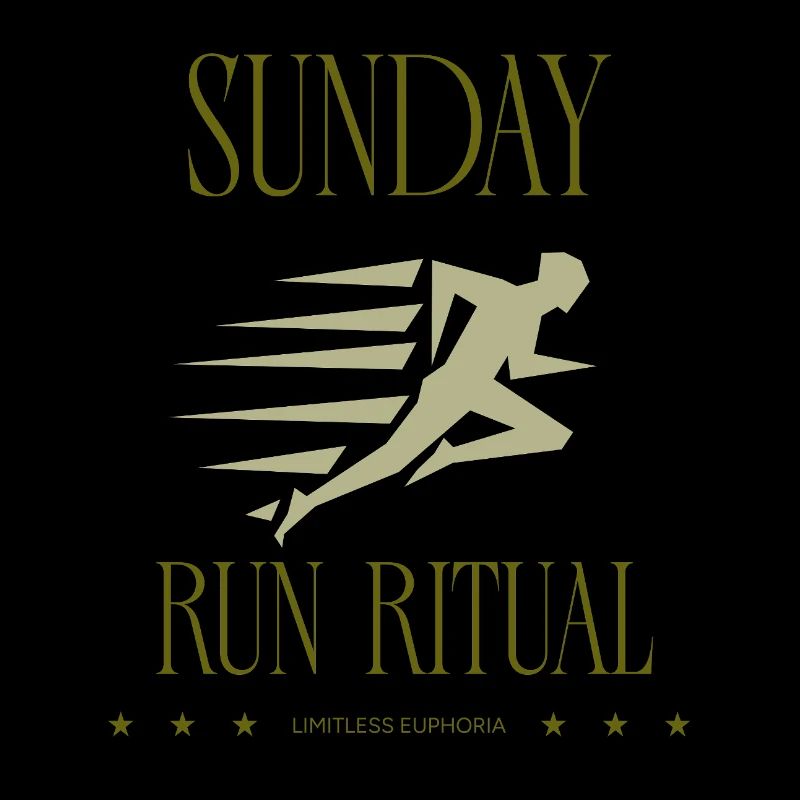 Coureur - Rituel de la course du dimanche