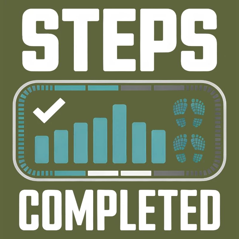 Steps Completed 10000 Schritte
