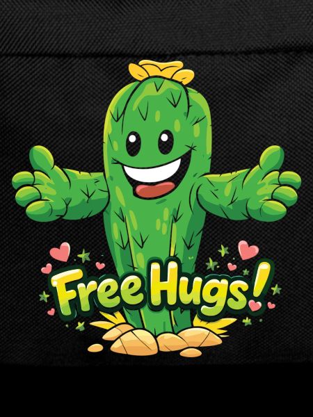 Cactus Free Hugs Funny Cartoon