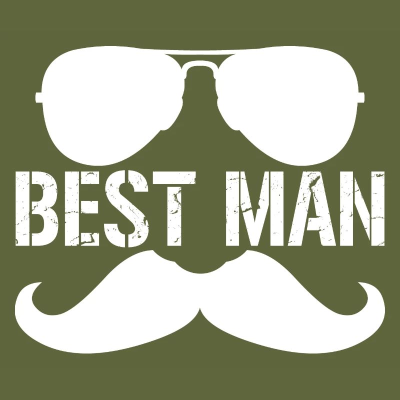 Bester Mann - Schnurrbart & Monocole Bachelor Party Geschenk