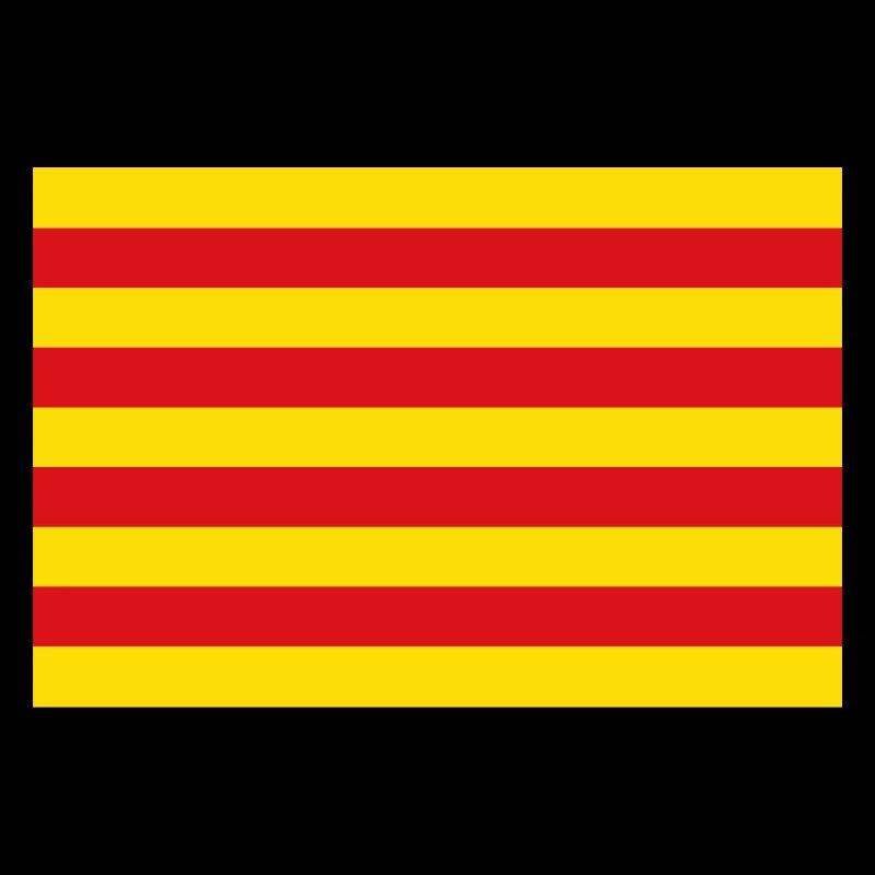 Drapeau de la Catalogne drapeau Catalan Barcelone