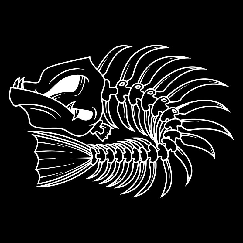 Arêtes de poisson squelette de poisson à chevrons