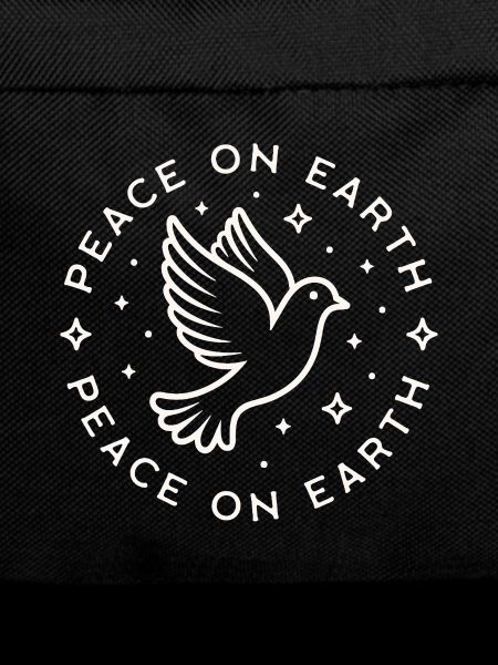 Dove of peace on earth