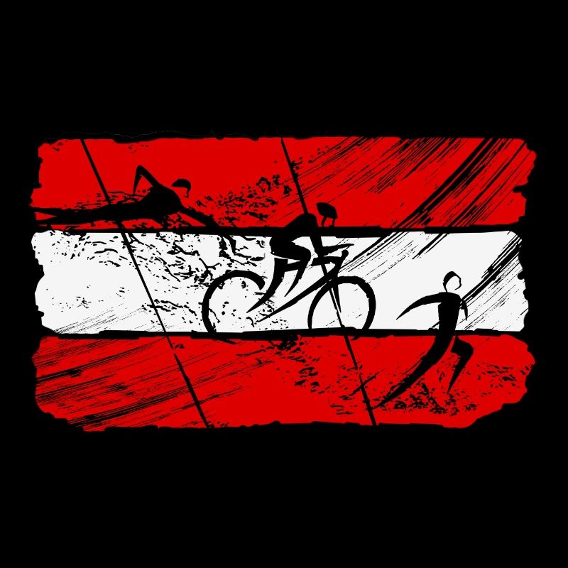 Drapeau du triathlon Autriche (AUT)