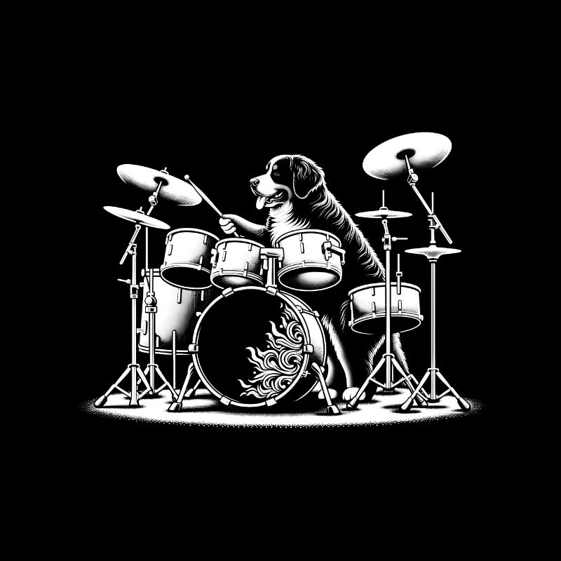 Beat-Keeper - Bernarsennenhund on drums