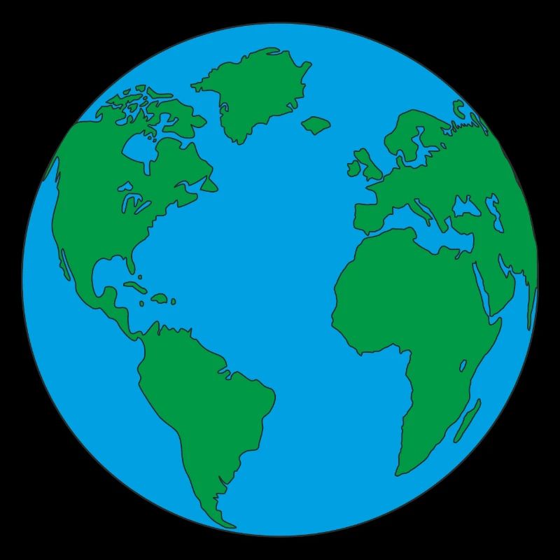 Mutter Erde Heimat und blauer Planet mit Amerika