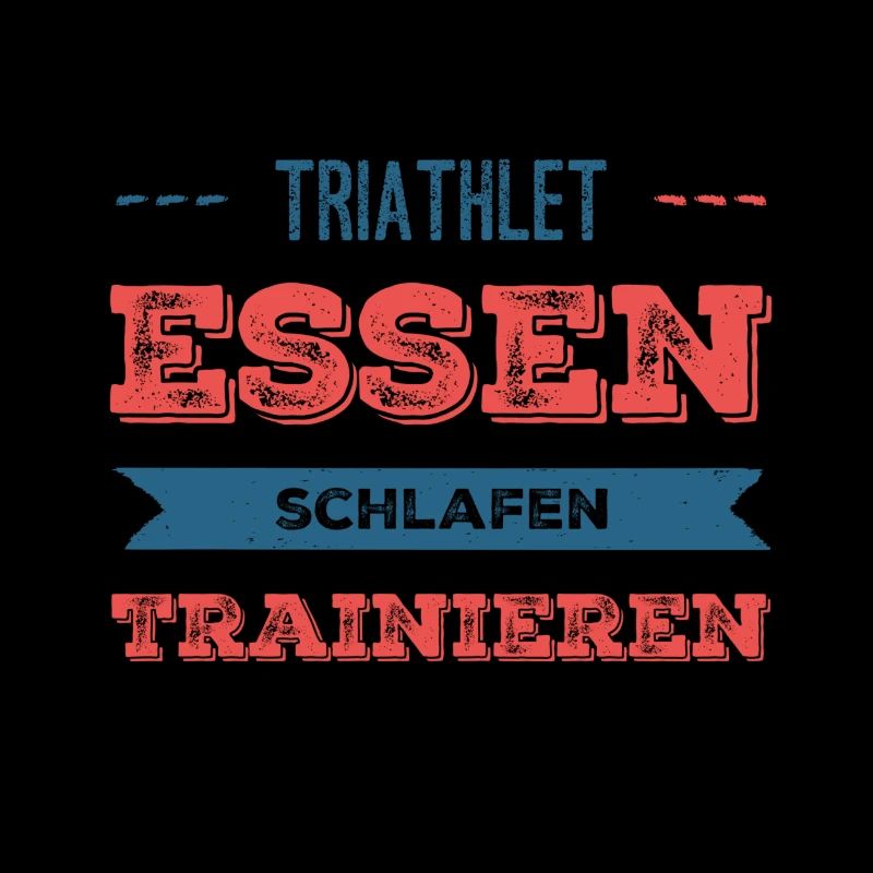 Triathlete eat sleep train