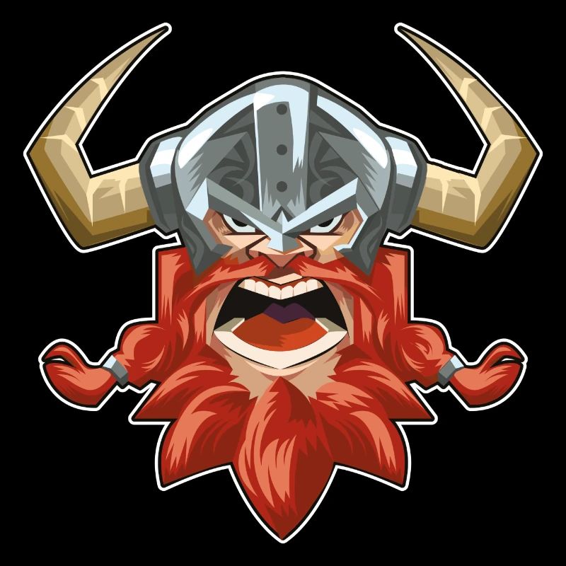 Viking Wikinger kopf