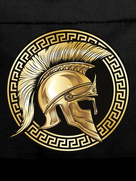 spartan helmet gold