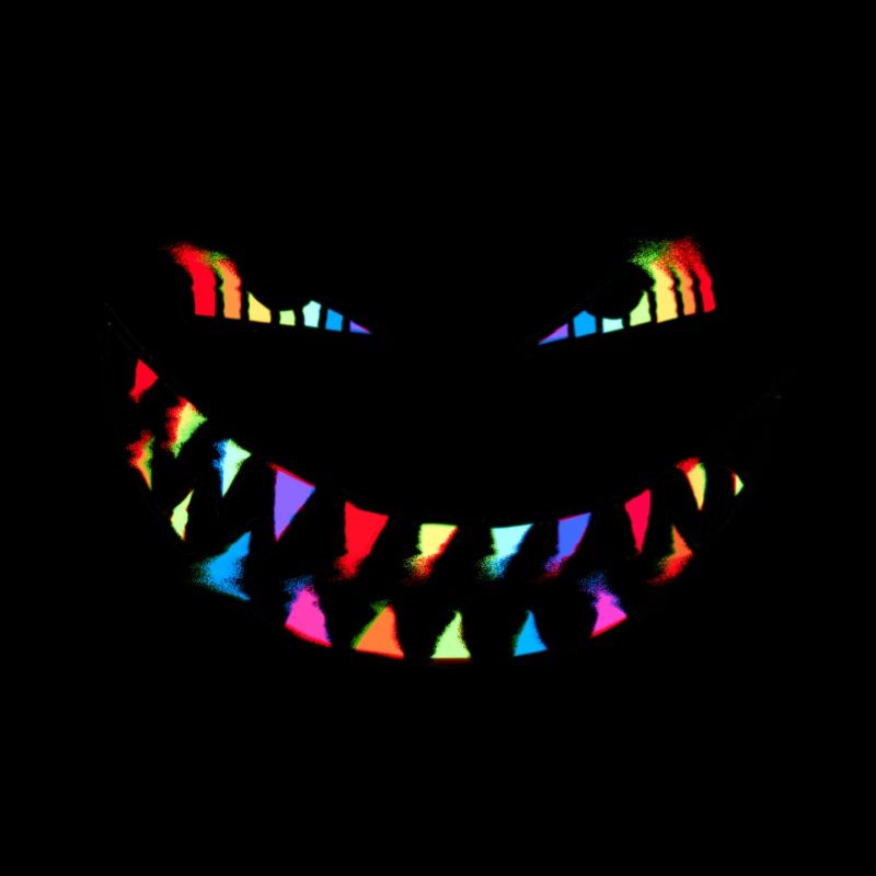 Rainbow Monster Shark Teeth Regenbogen Farben