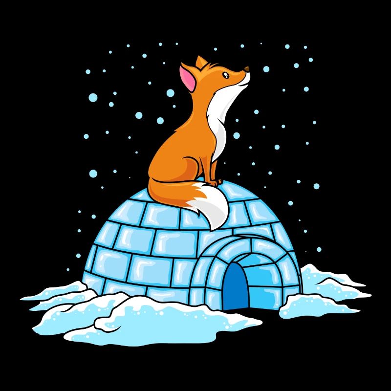 fox igloo winter ploar comic