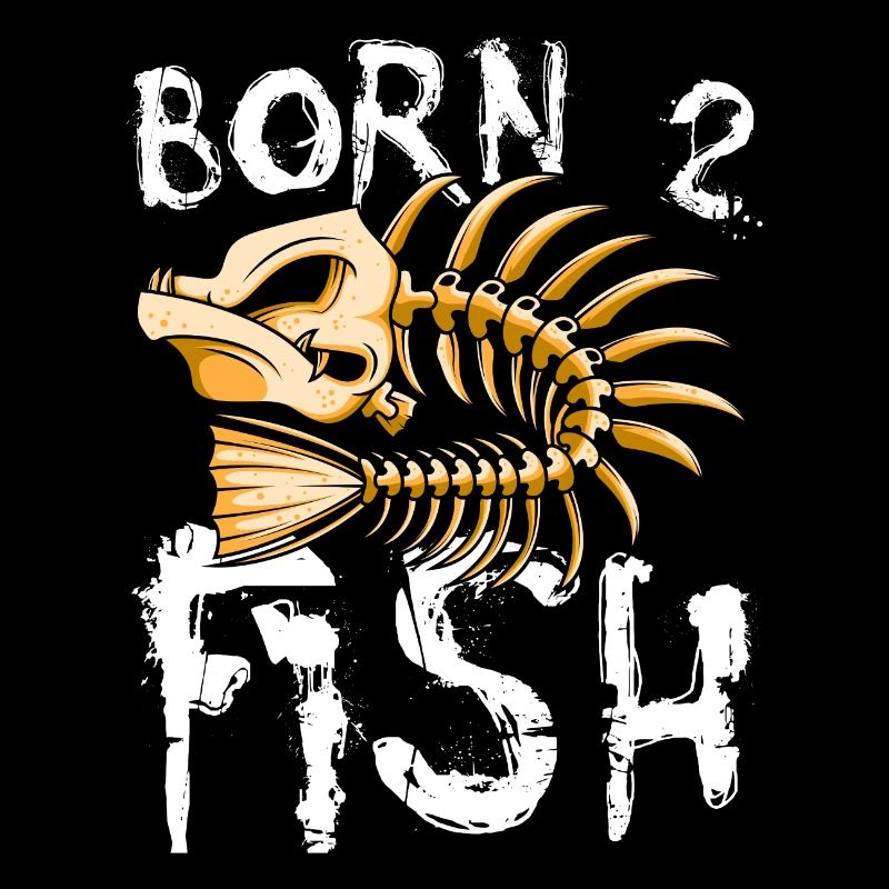 Né pour pêcher des arêtes de poisson