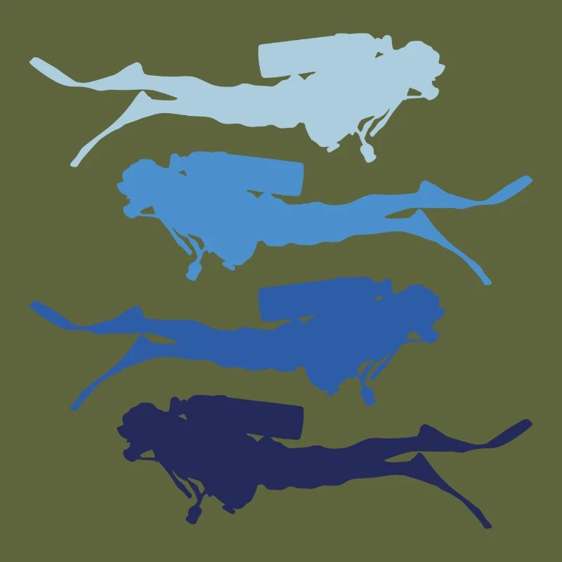 plongeur silhouette