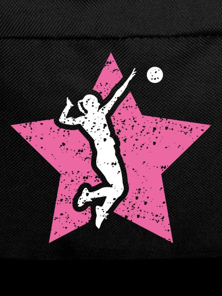 Volleyball silhouette player