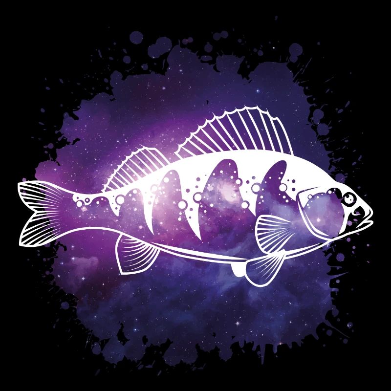 Icône de pêche silhouette perche poisson