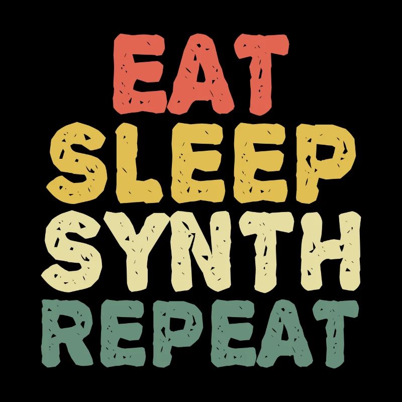 Eat synth repeat Synthesizer Musiker keyboard