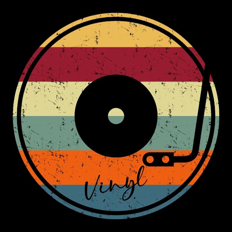 Vinyle DJ cadeau Techno Rave Renard