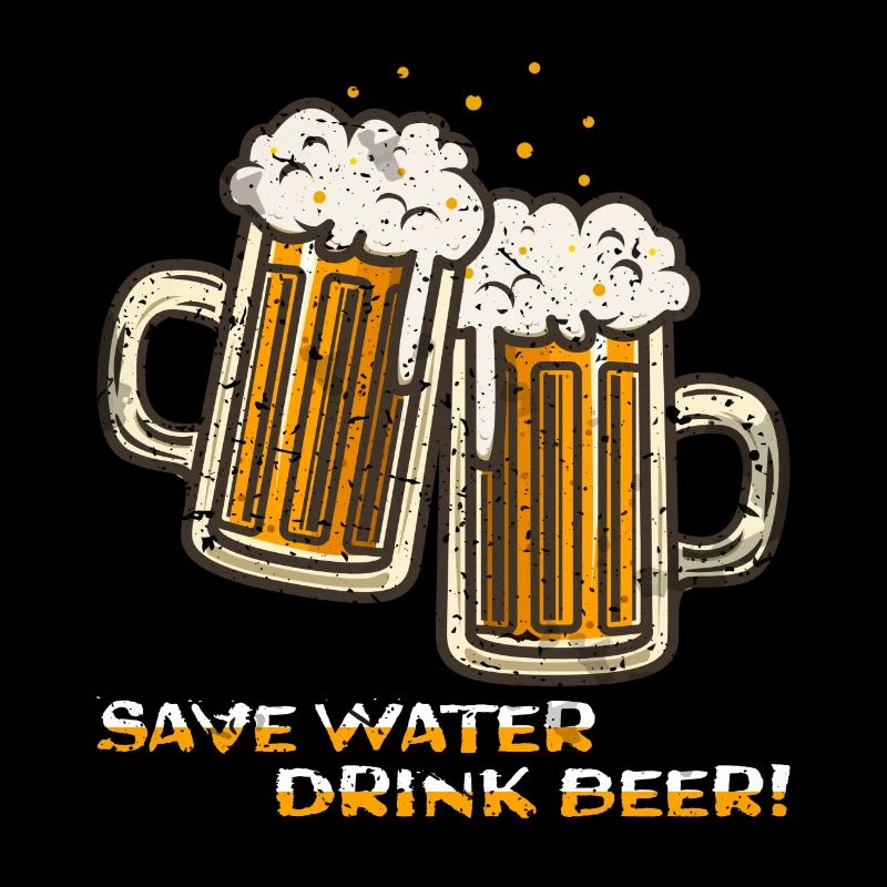 save water drink beer