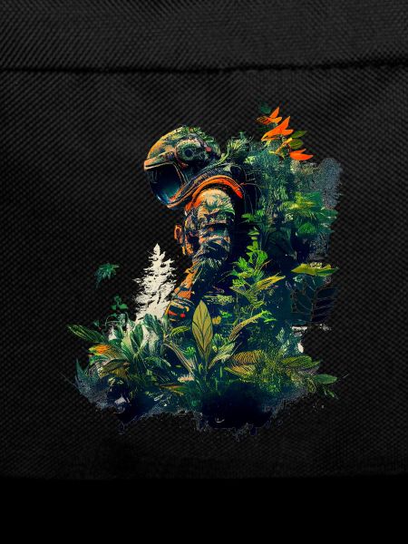 Astronaut overgrown with plants - Surreal