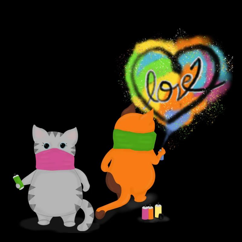 Graffiti Guerrilla Spreads Love