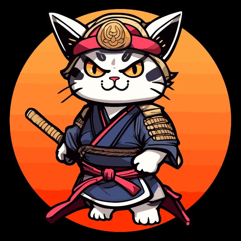 Chat samouraï #26