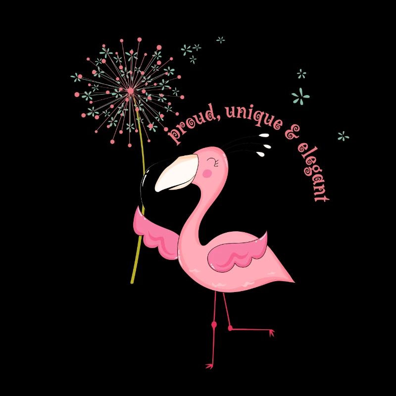 Flamingo "proud, unique & elegant