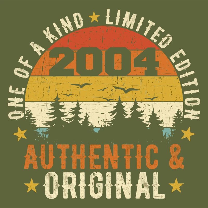 Original 2004 Geburtstagsgeschenk 2004 Authentisch