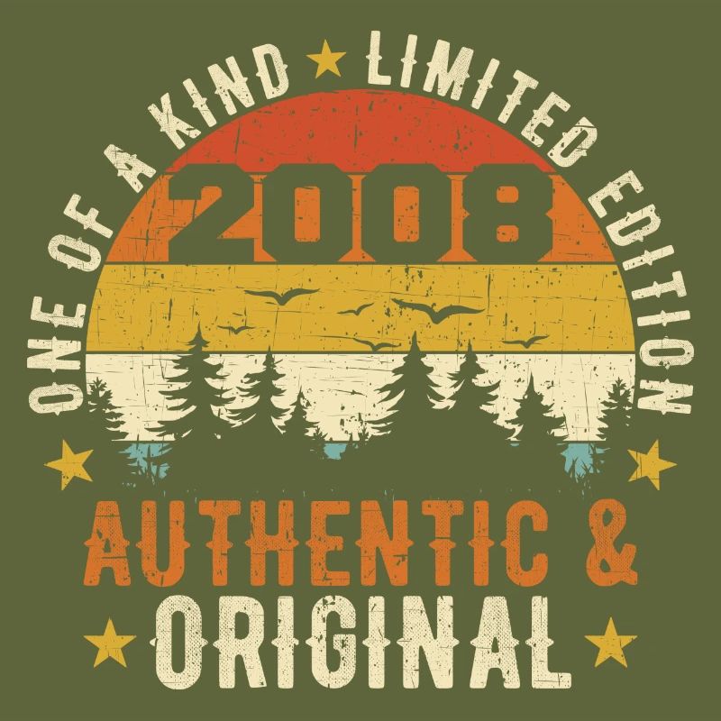 Original 2008 authentisches 2008 Geburtstagsgeschenk