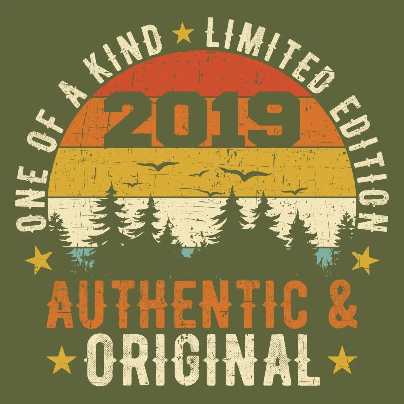 Original 2019 Geburtstagsgeschenk 2019 authentisch