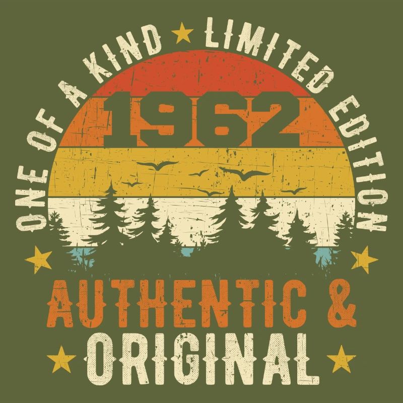 Original 1962 Birthday Gift 1962 Authentic