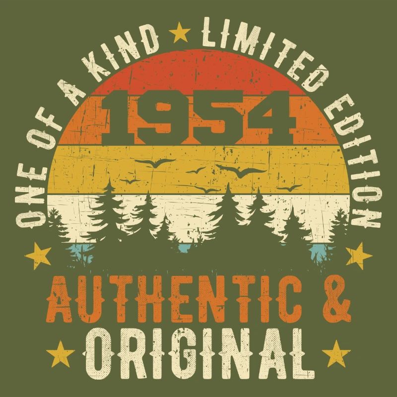 Original 1954 Cadeau D'anniversaire 1954 Authentic
