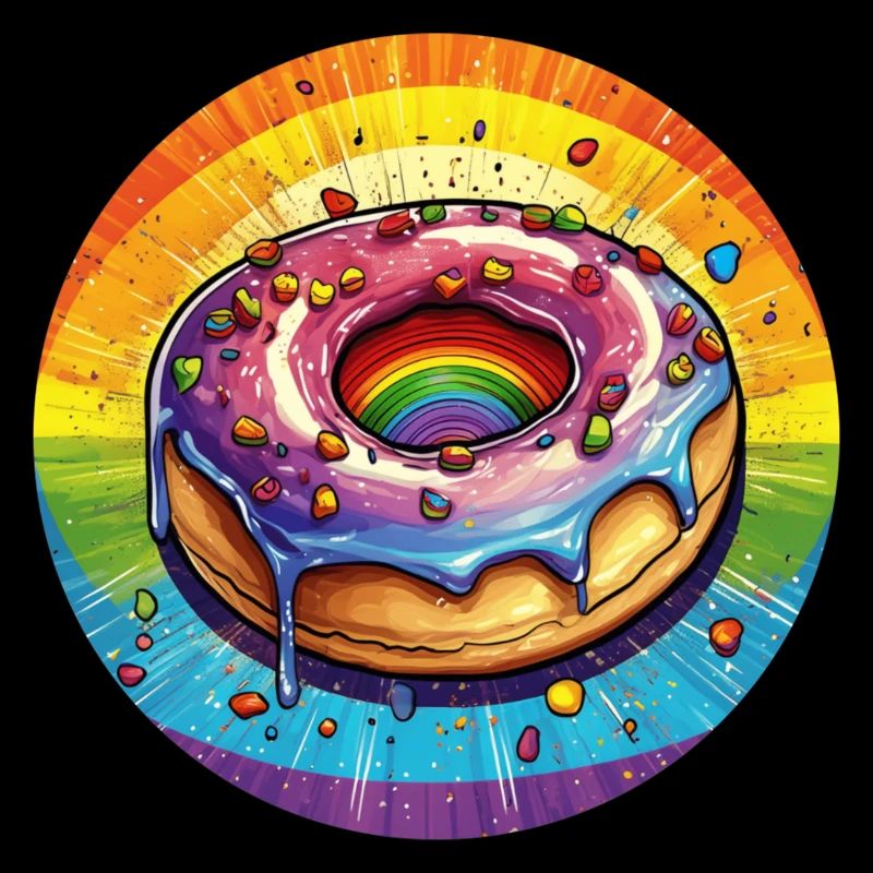 LGBTQ Donut