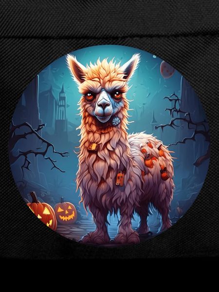 Gruseliges Halloween-partykostüm Zombie-lama