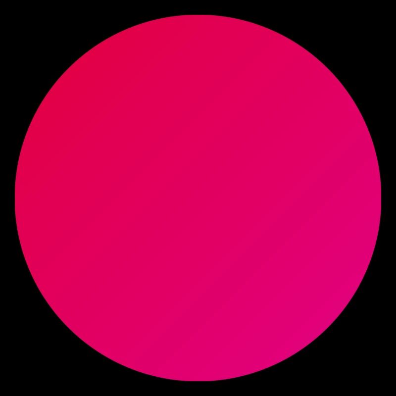 Circle in warm red