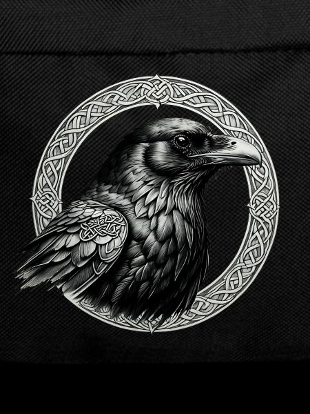Raven with Celtic Knot 02